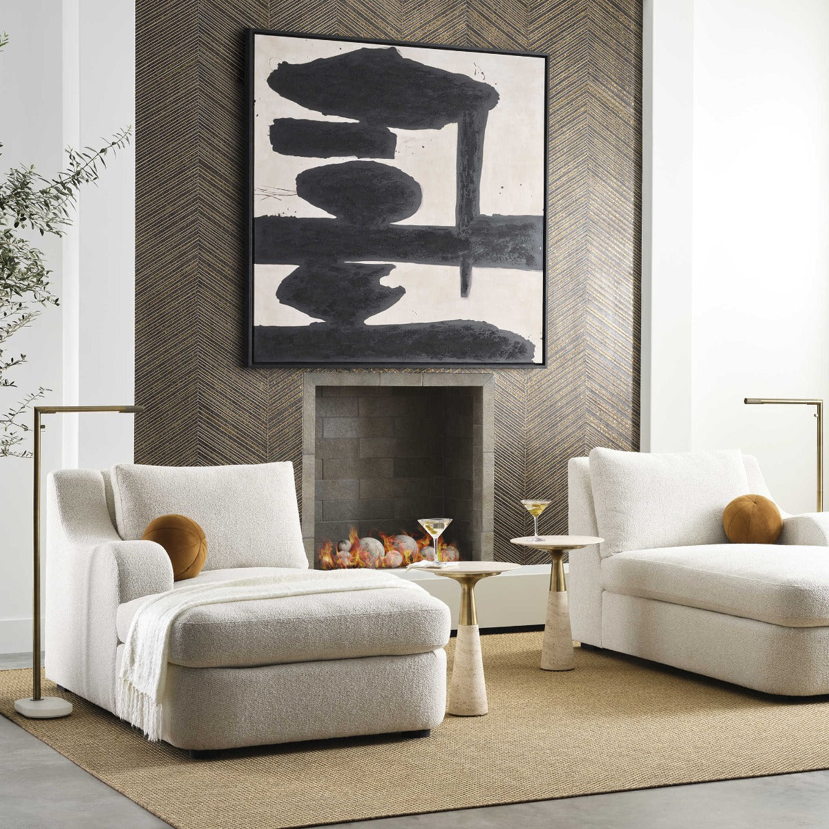 Rock On Framed Canvas by Uttermost