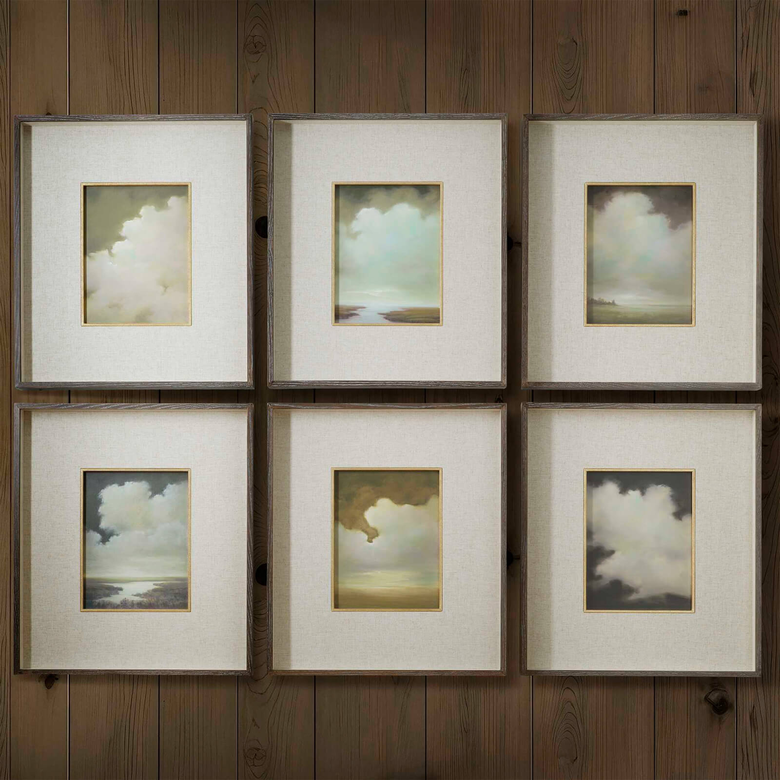 Autumn Cumulation Framed Canvases - Set of 6 by Uttermost