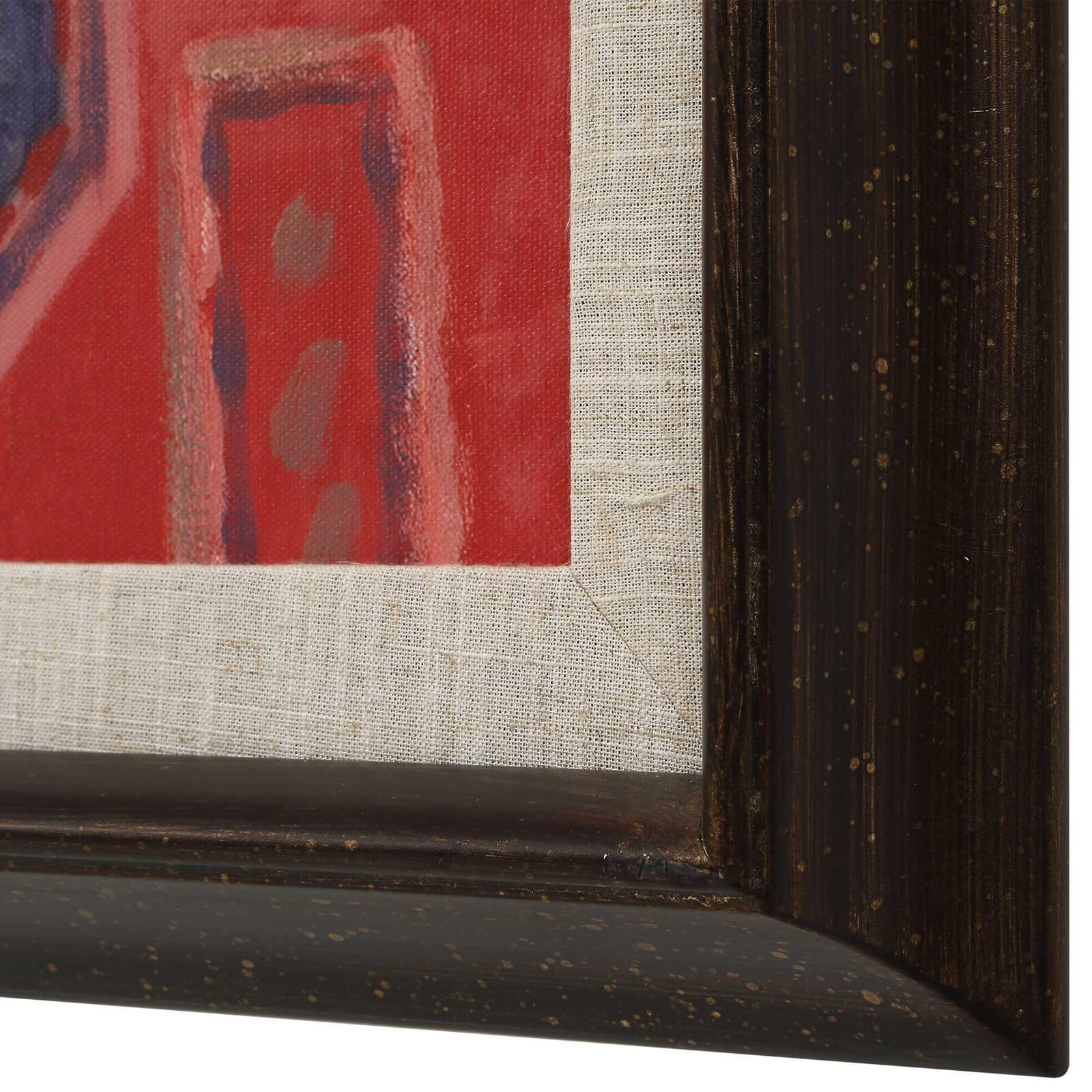 Big Red Framed Canvas by Uttermost