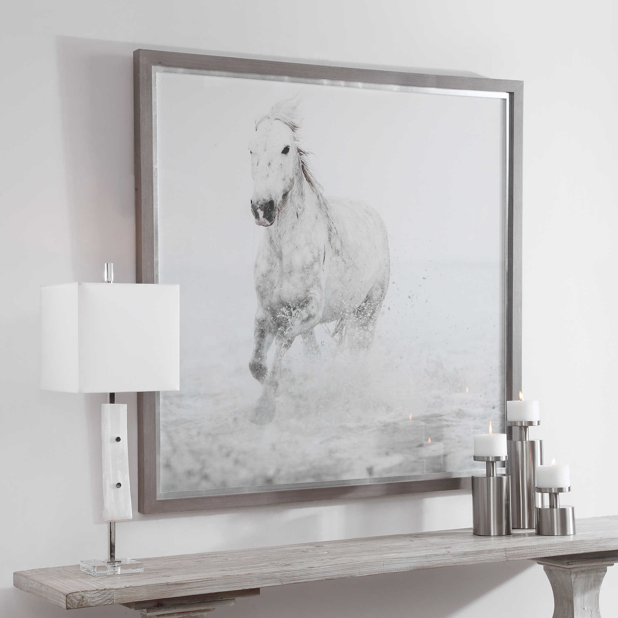 Running Free Framed Print by Uttermost