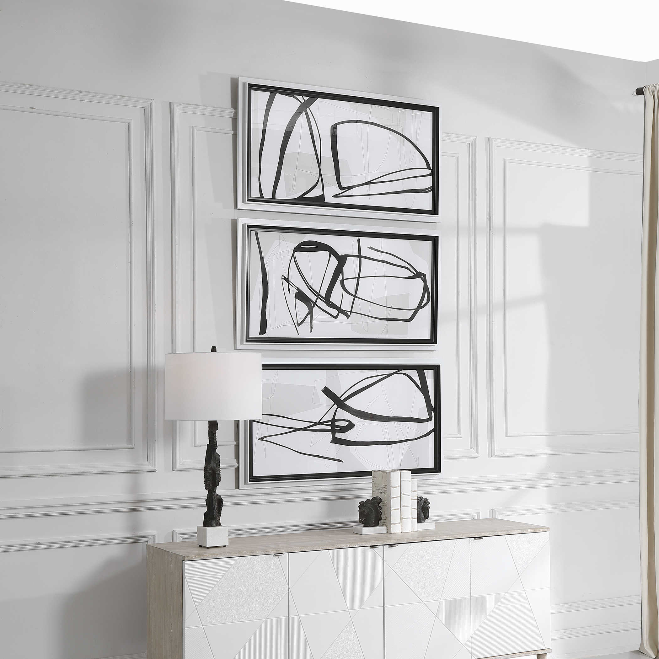 Jargon Wall Art - Set of 3 by Uttermost