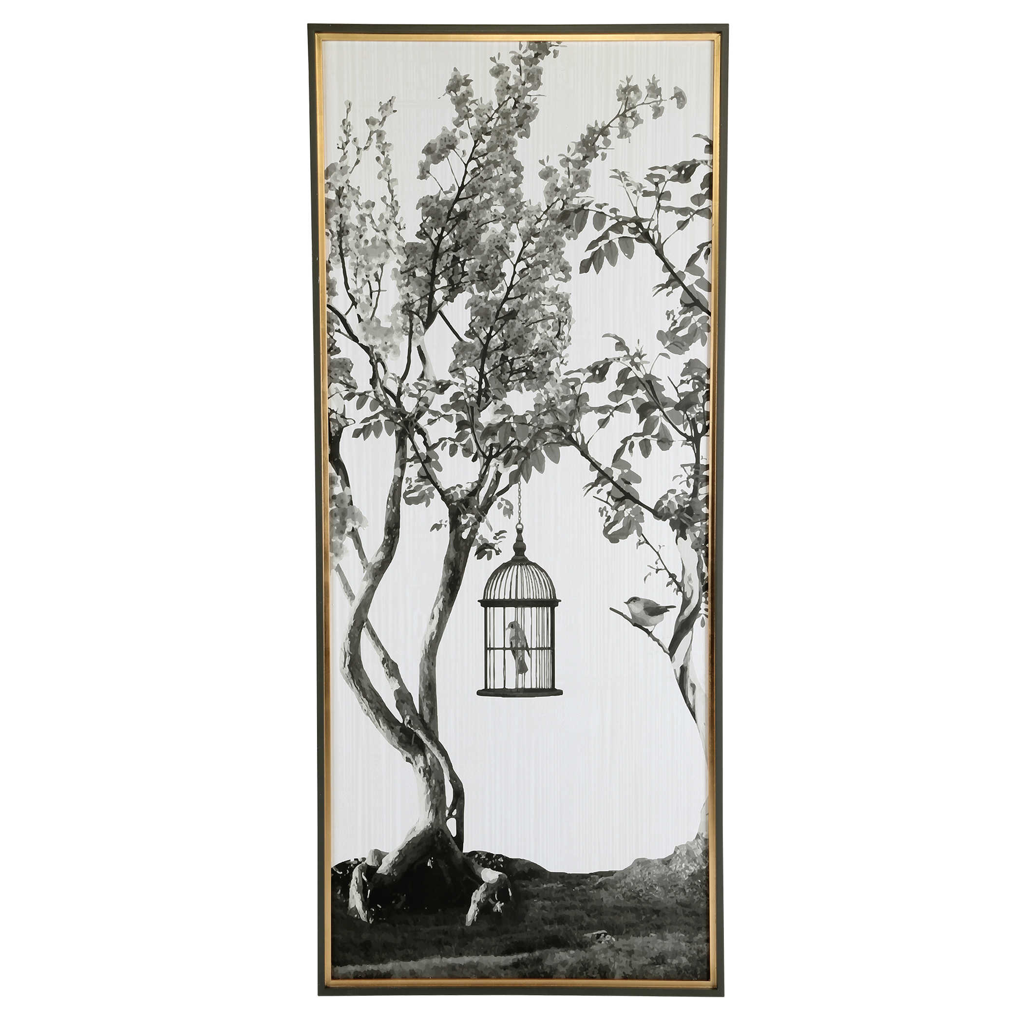 Woodland Songbird Framed Print - Left by Uttermost
