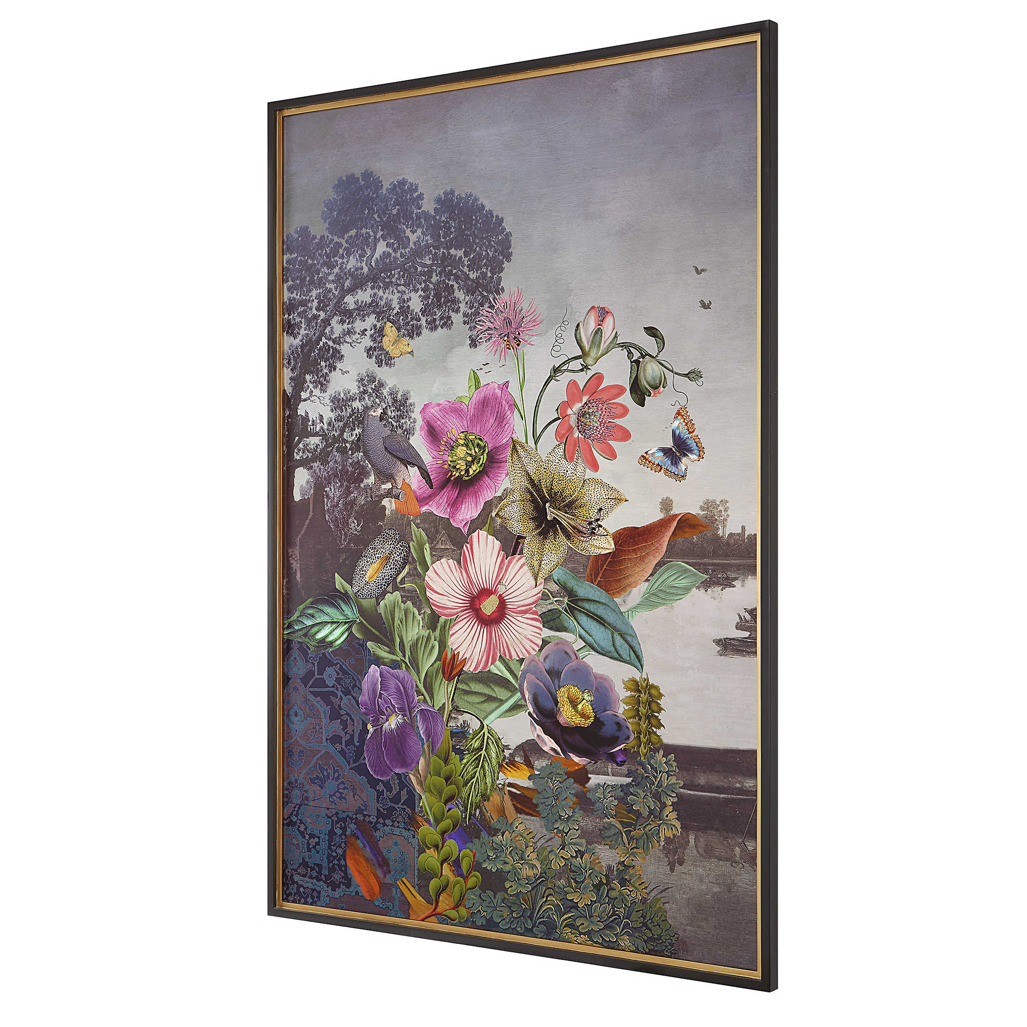 Serene Garden Fantasy Framed Print by Uttermost