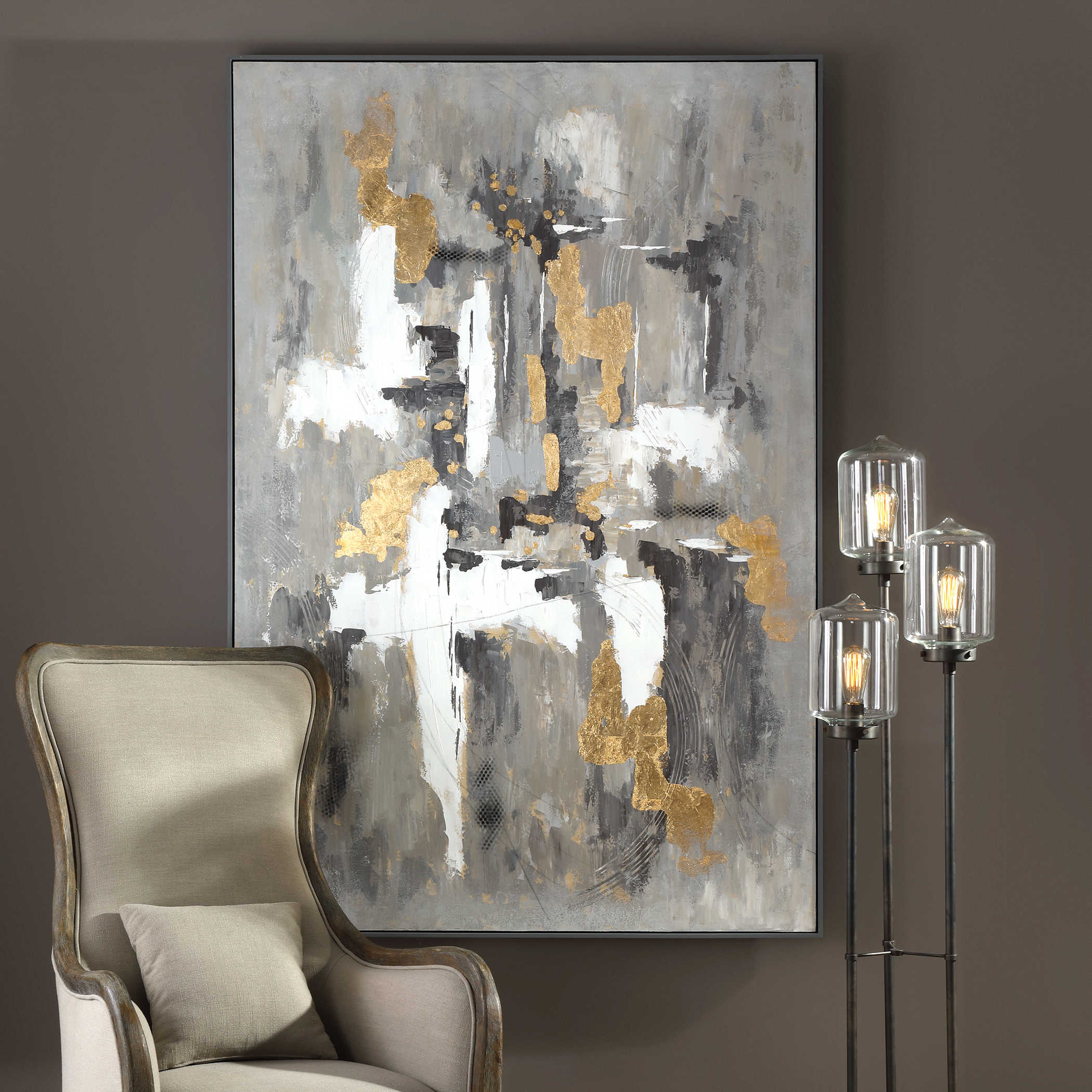 Crossover Hand Painted Canvas by Uttermost