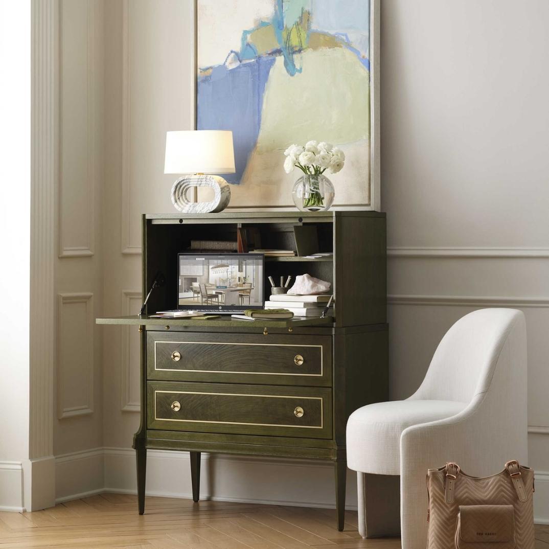 Green With Envy Secretary Desk by Uttermost