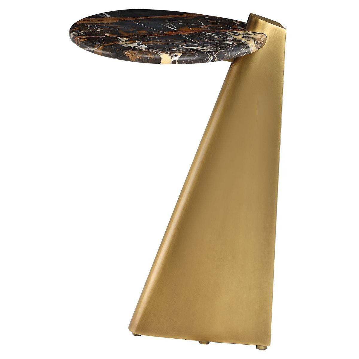 Strum Accent Table in Michelangelo Marble by Uttermost