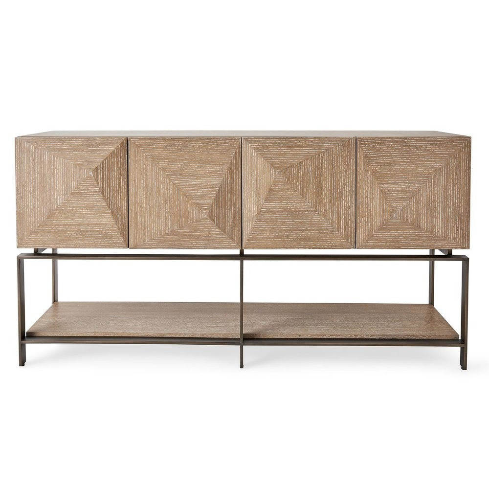 Trapezoid 4 Door Cabinet by Uttermost