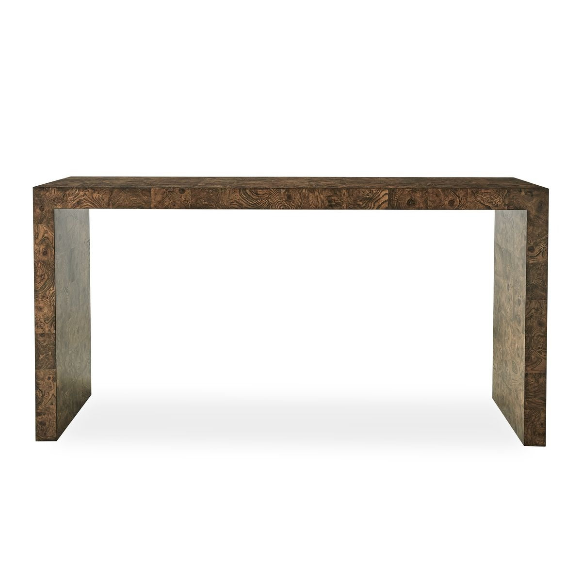 Ingrain Console Table in Cocoa Brown by Uttermost