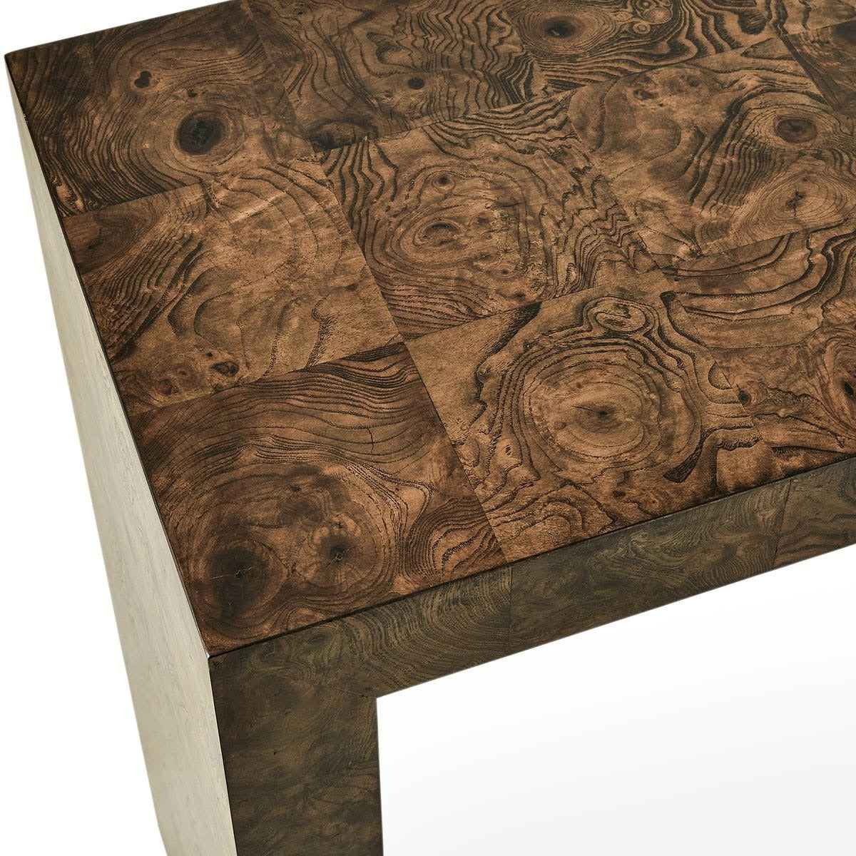 Ingrain Console Table in Cocoa Brown by Uttermost