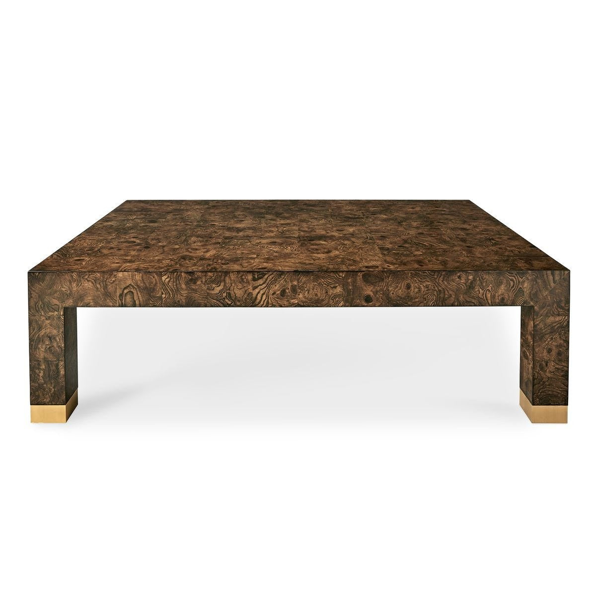 Ingrain Coffee Table in Cocoa Brown by Uttermost