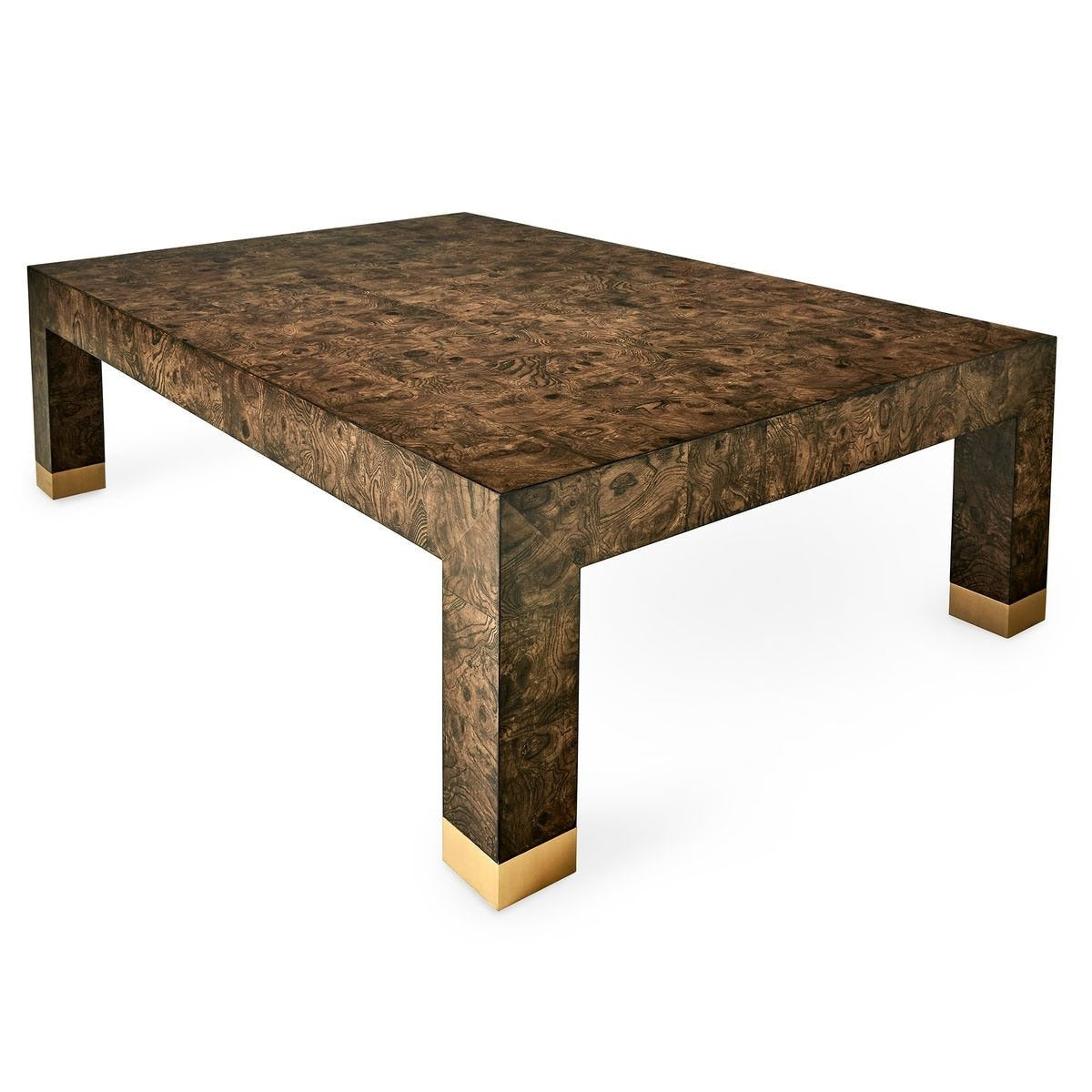 Ingrain Coffee Table in Cocoa Brown by Uttermost