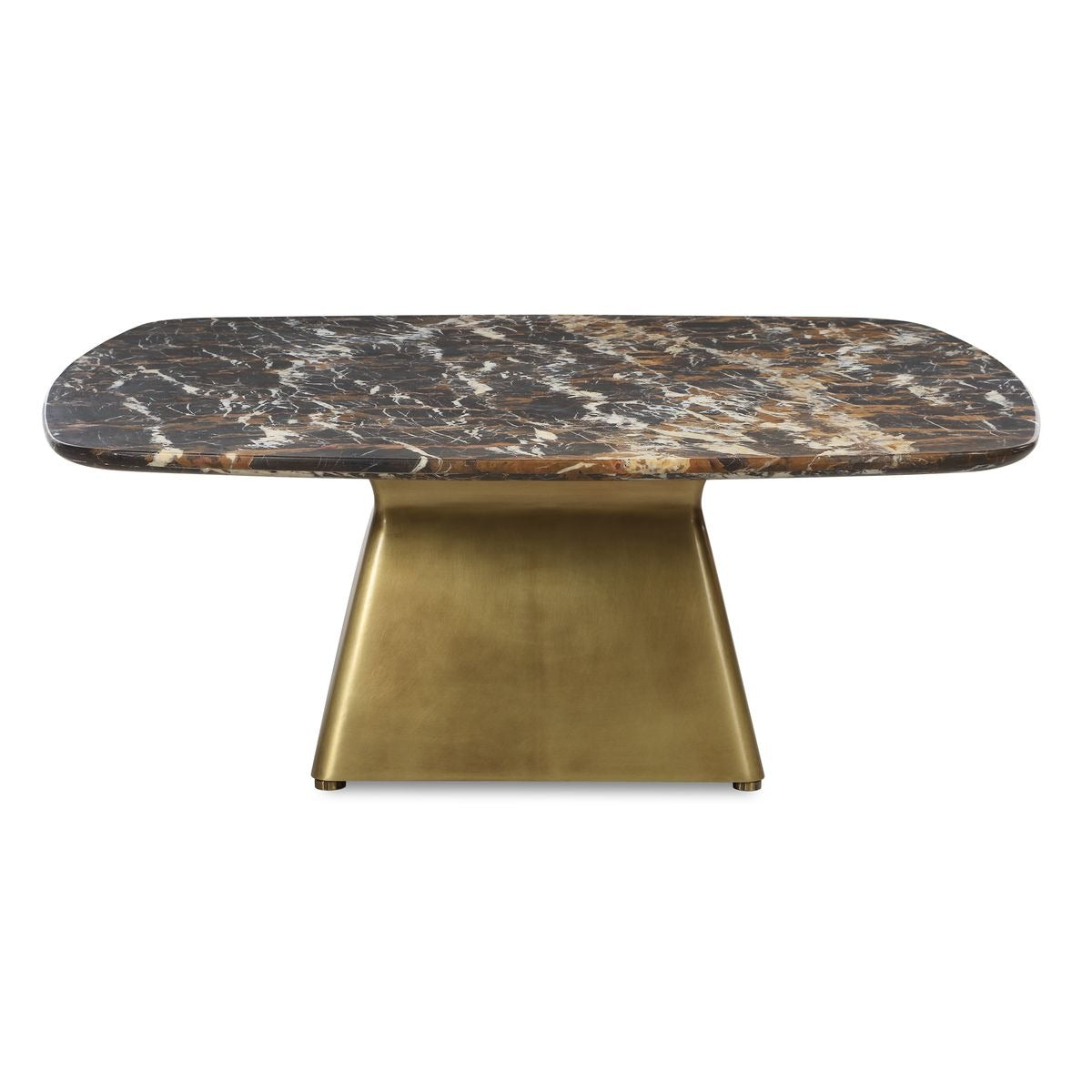 Equilateral Coffee Table in Michelangelo and Brass by Uttermost