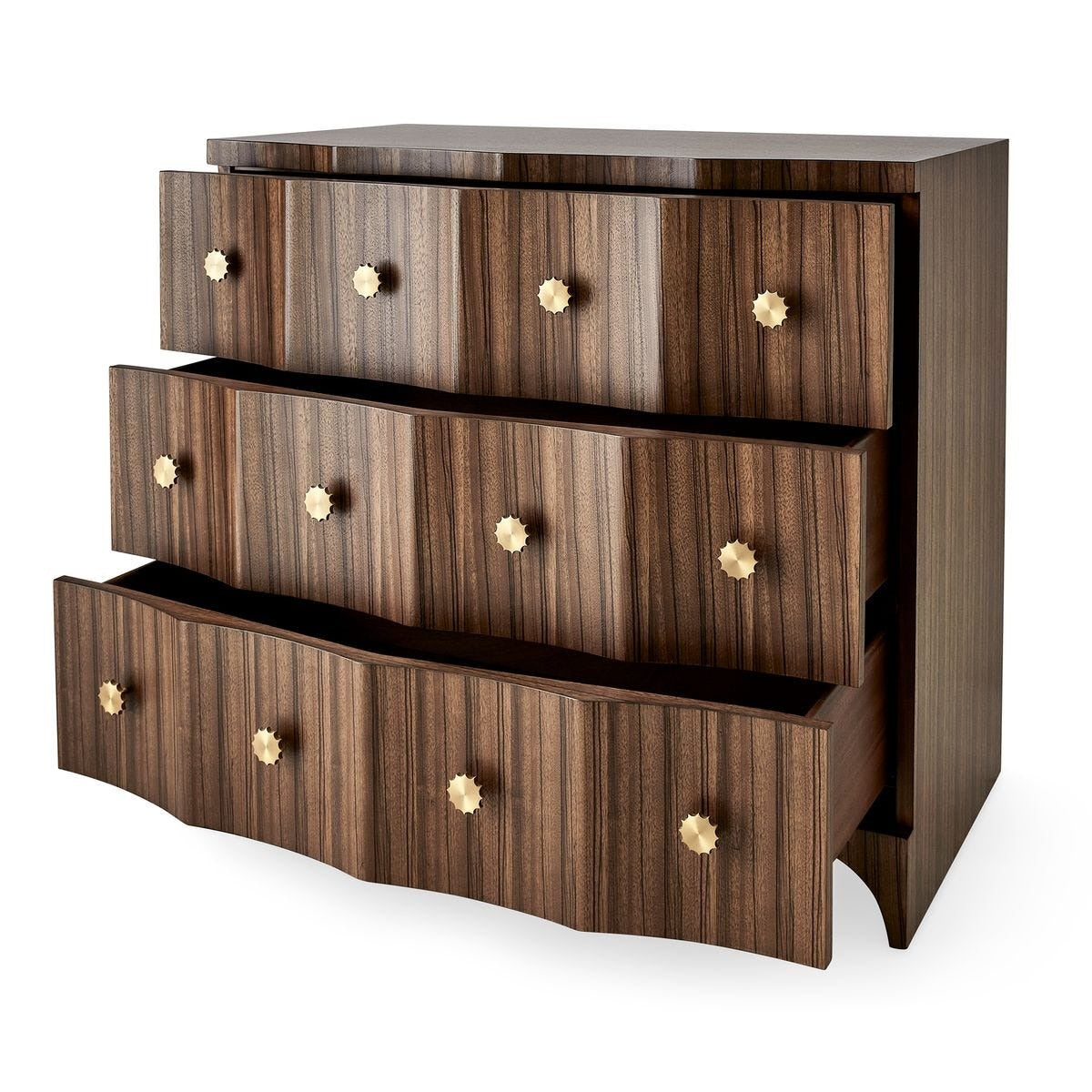 Grand Flute 3 Drawer Chest by Uttermost