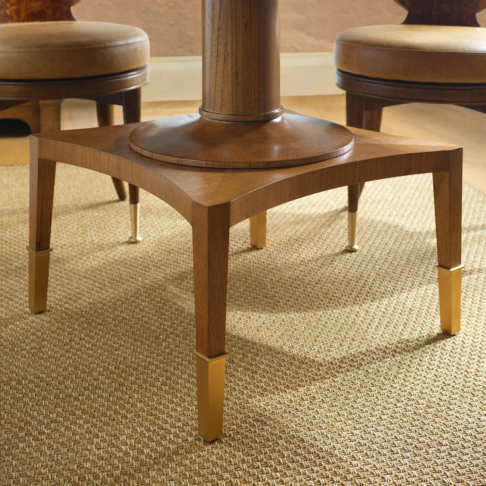 Put You On A Pedestal Game Table in Golden Brown by Uttermost