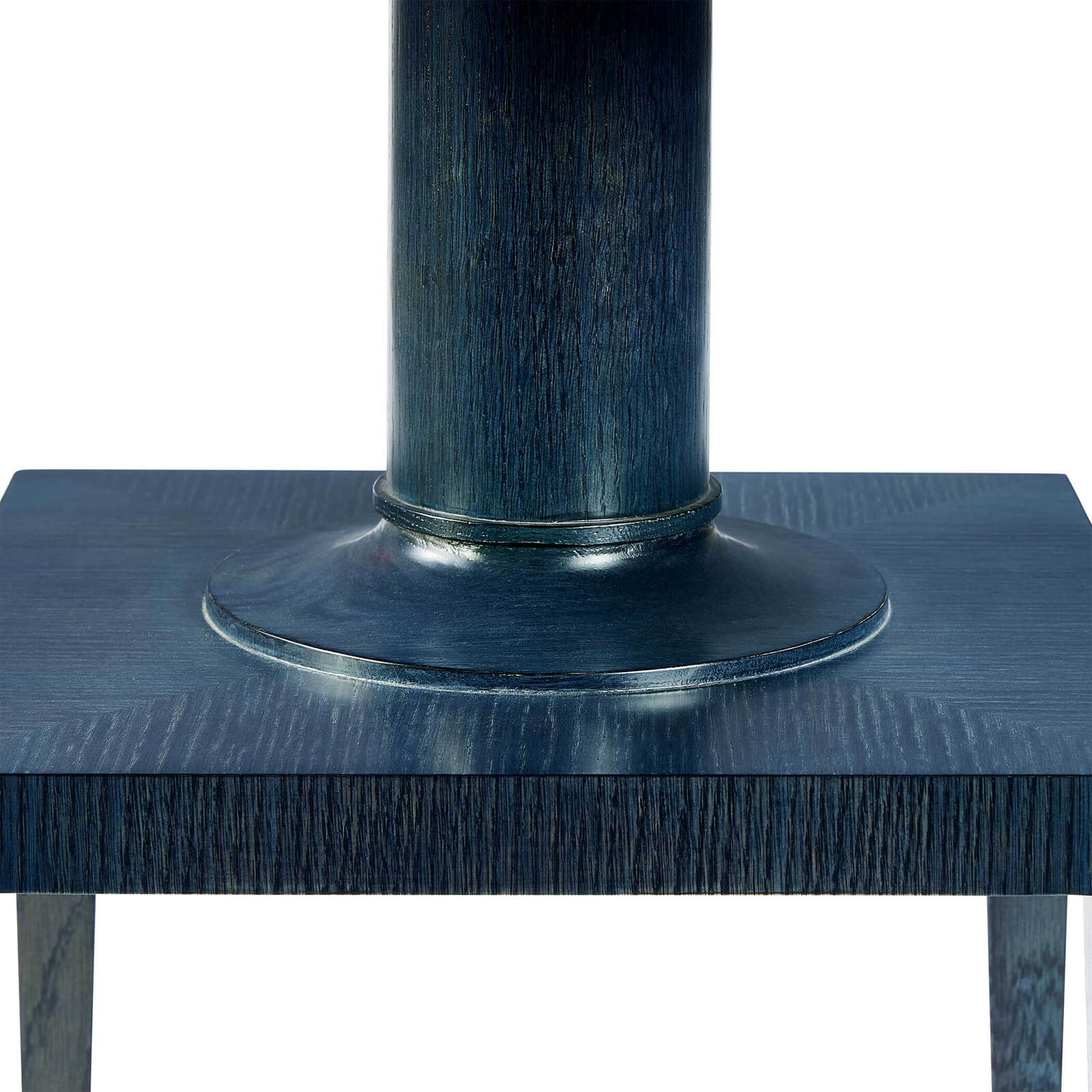 Put You On A Pedestal Side Table in True Blue by Uttermost