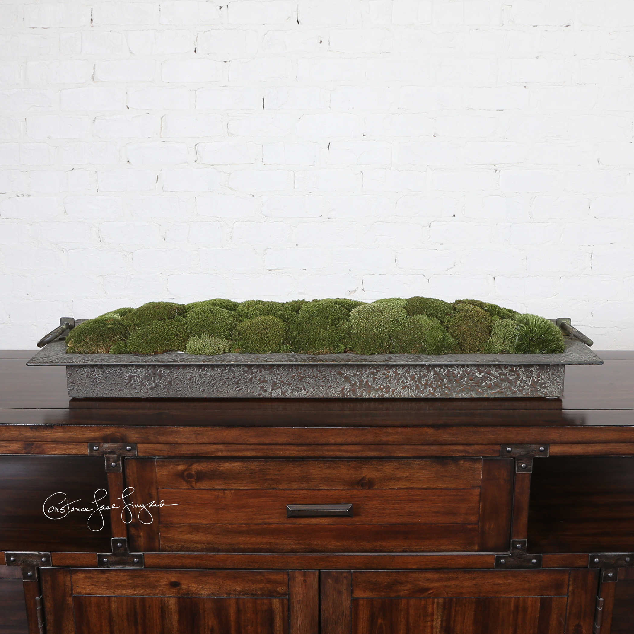 Heath Preserved Moss Tray by Uttermost