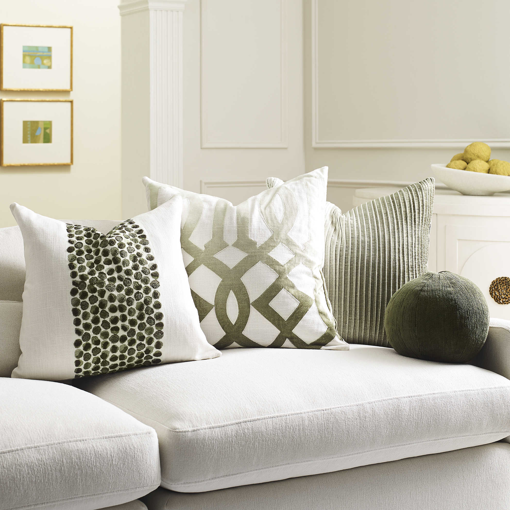 Fig Leaf Cushion by Uttermost