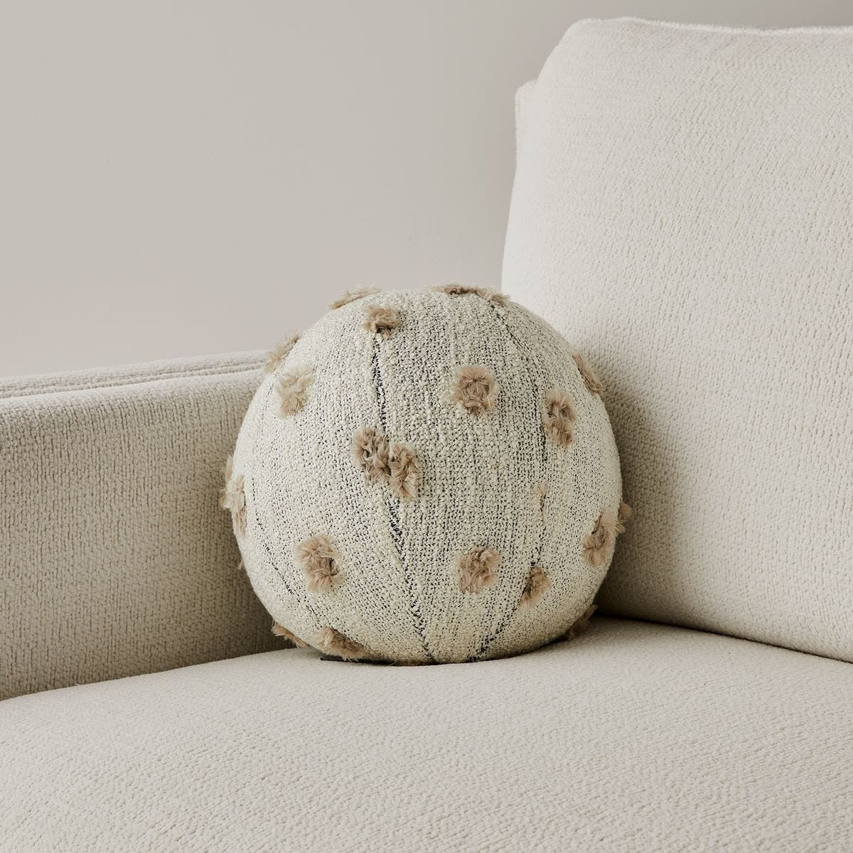 Ball Bearing Cushion - Fluff Mineral by Uttermost