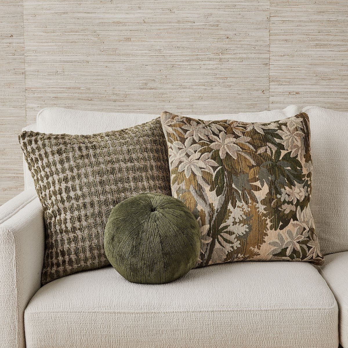 Cotton Patch Cushion in Clover by Uttermost