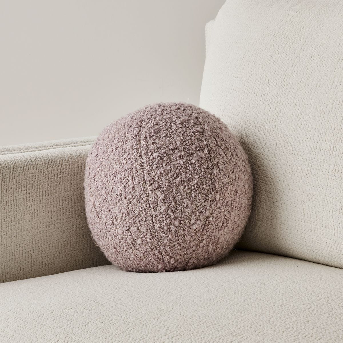 Ball Bearing Cushion in Bumpy Ride Lilac by Uttermost