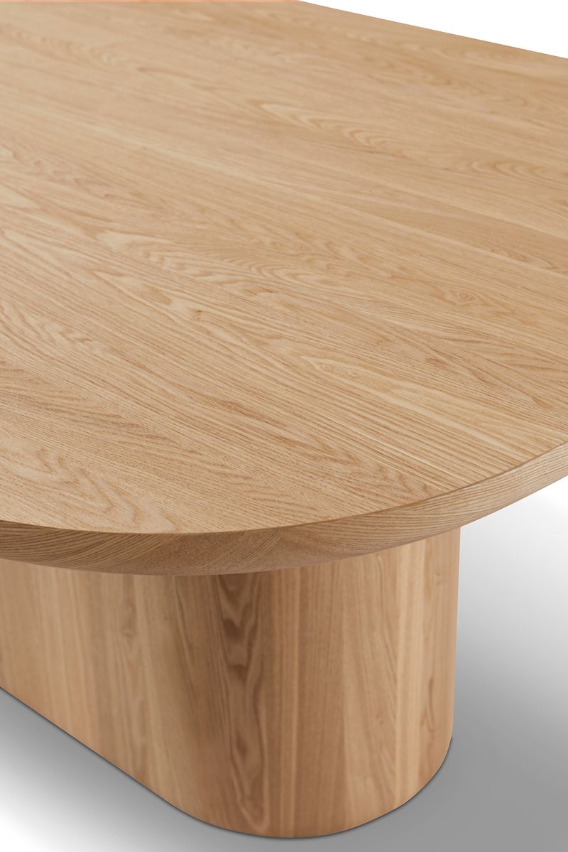 Berwick Ash Oak Single Pedestal Dining Table by Tommy Franks