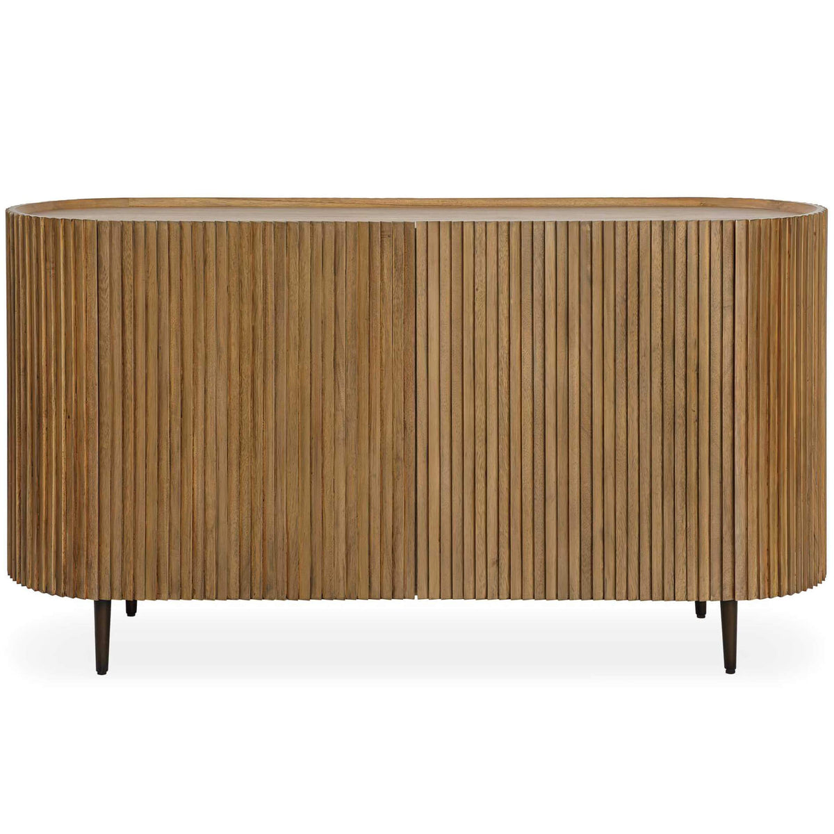 Reese Pleated 2 Door Cabinet Uttermost