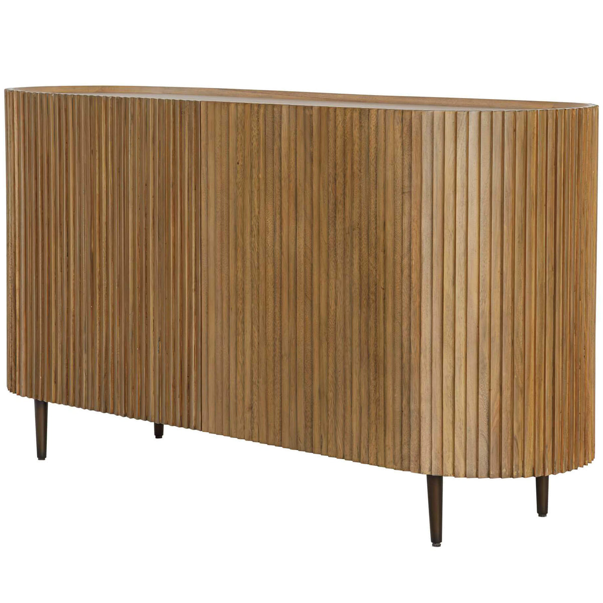 Reese Pleated 2 Door Cabinet Uttermost