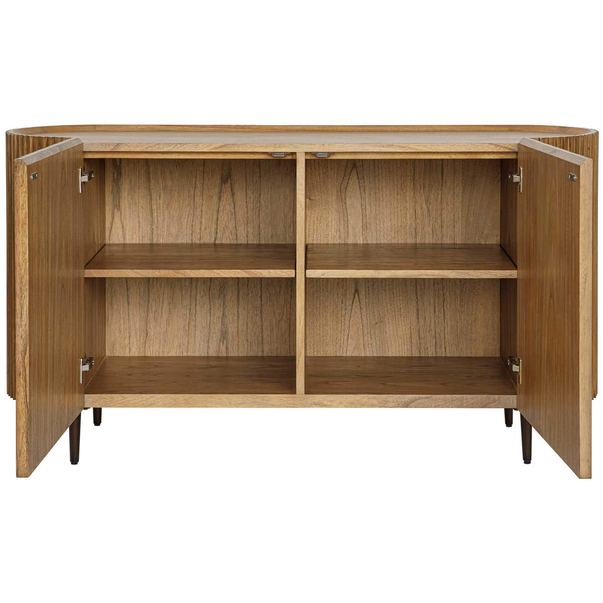 Reese Pleated 2 Door Cabinet Uttermost