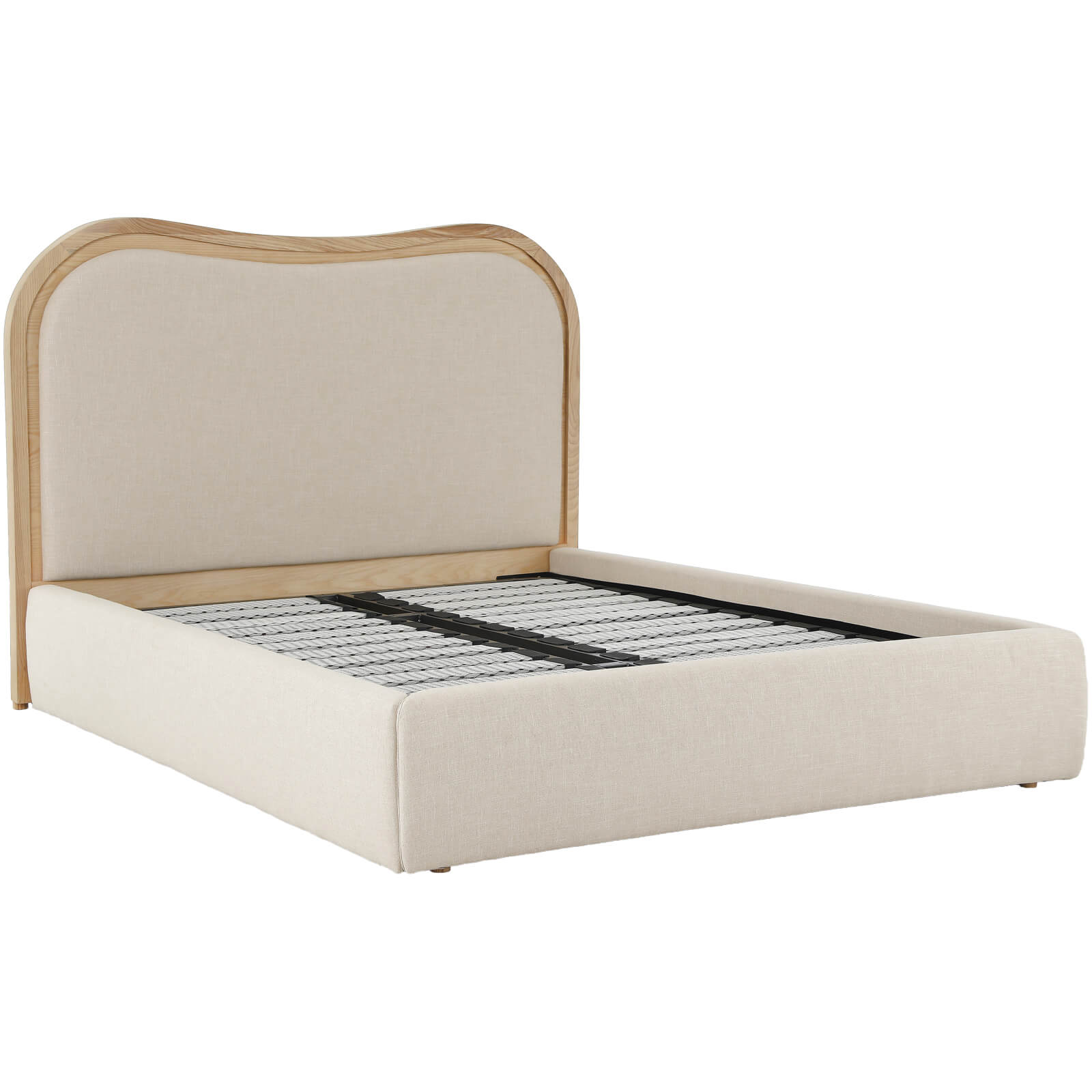 Sandford Curved Upholstered Bed - King Size by Keiichi