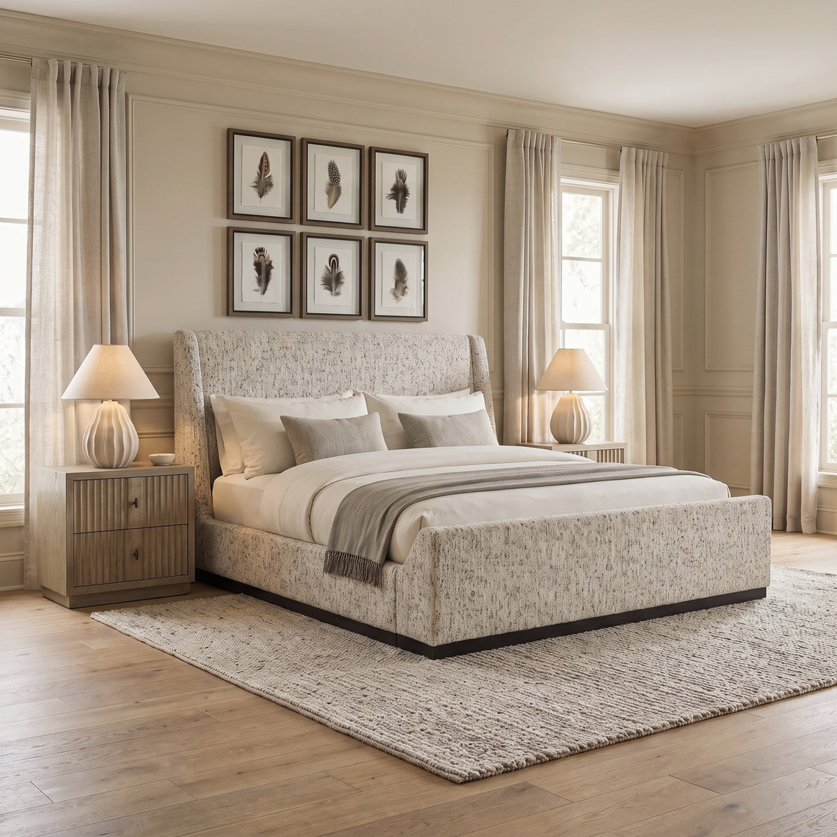 Sarsden UK King Size Bed Keiichi