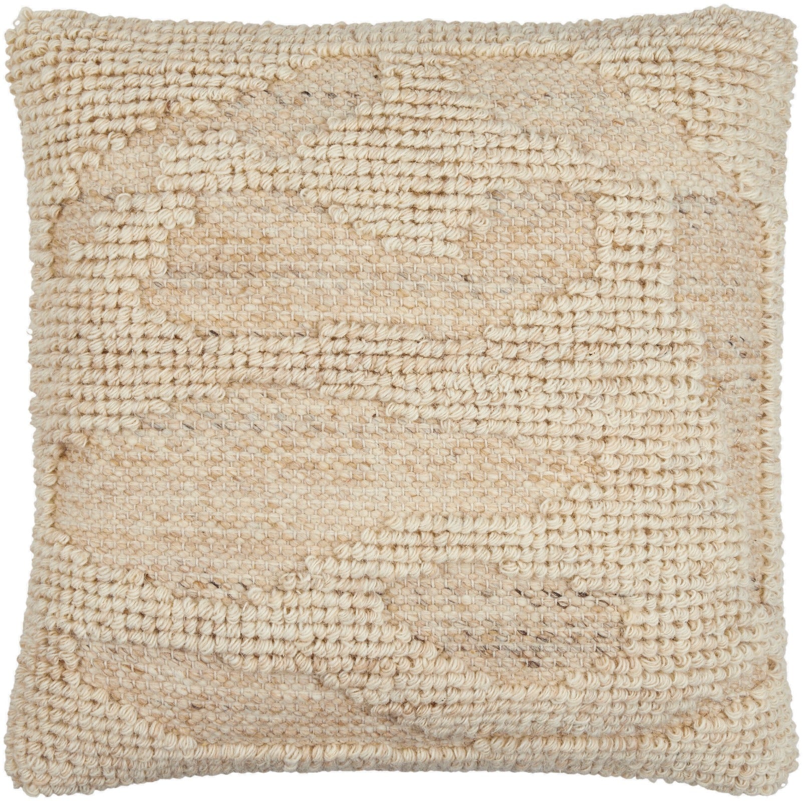 Sand Dunes Woven Cushion in Beige by Keiichi