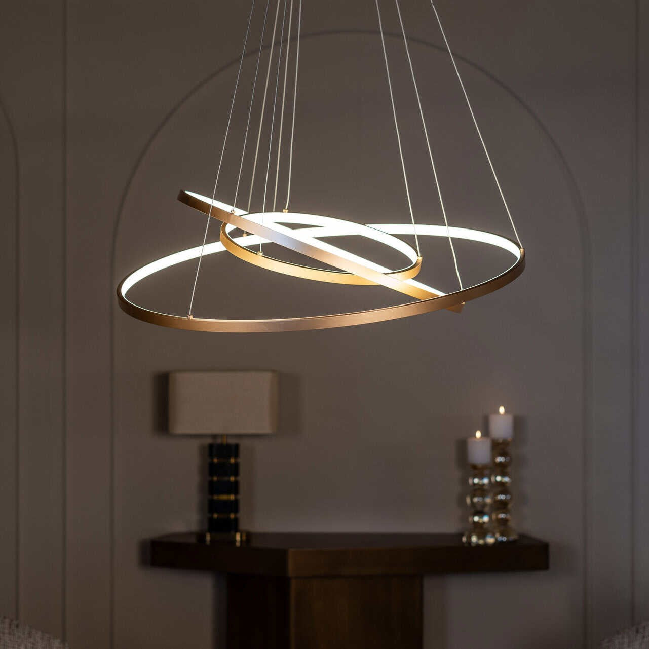 Amira Gold Chandelier by Richmond Interiors