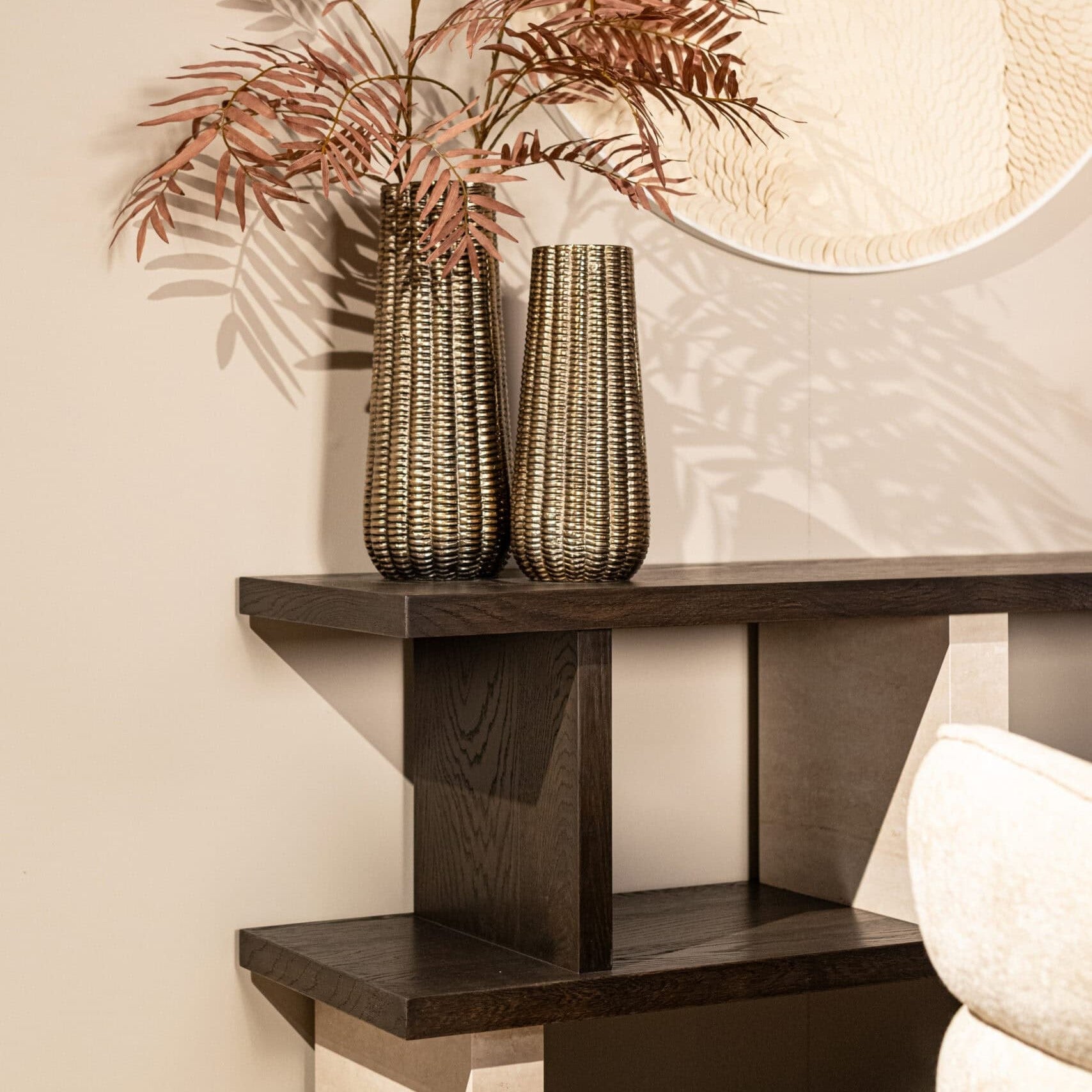 Waldorf Oak Veneer Console Table by Richmond Interiors