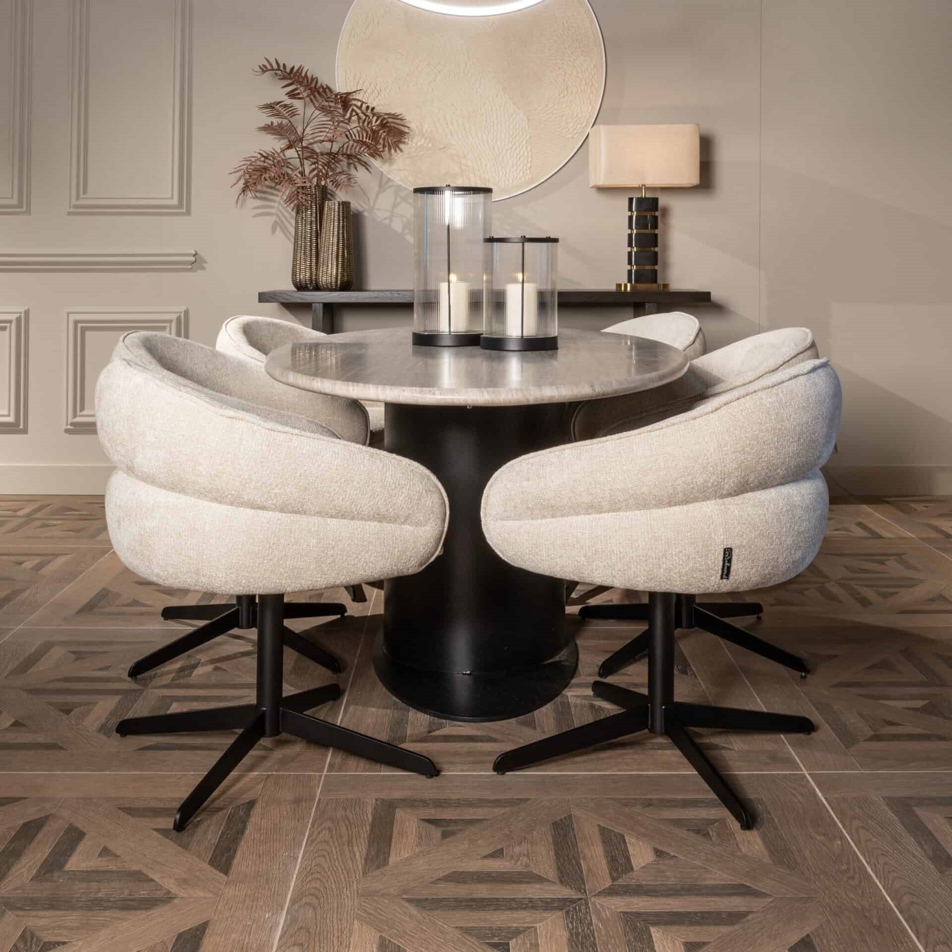 Brodman White Dining Table 200cm by Richmond Interiors