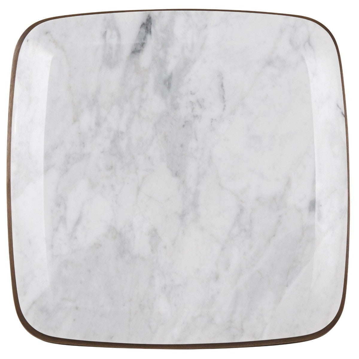 Converge Marble Accent Table in Caribbean Cask by Theodore Alexander