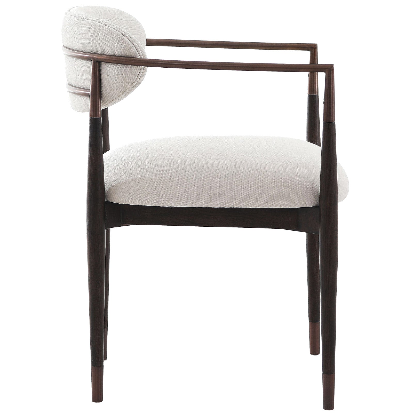 Soho Dining Chair in Walnut and Bronze by Keiichi