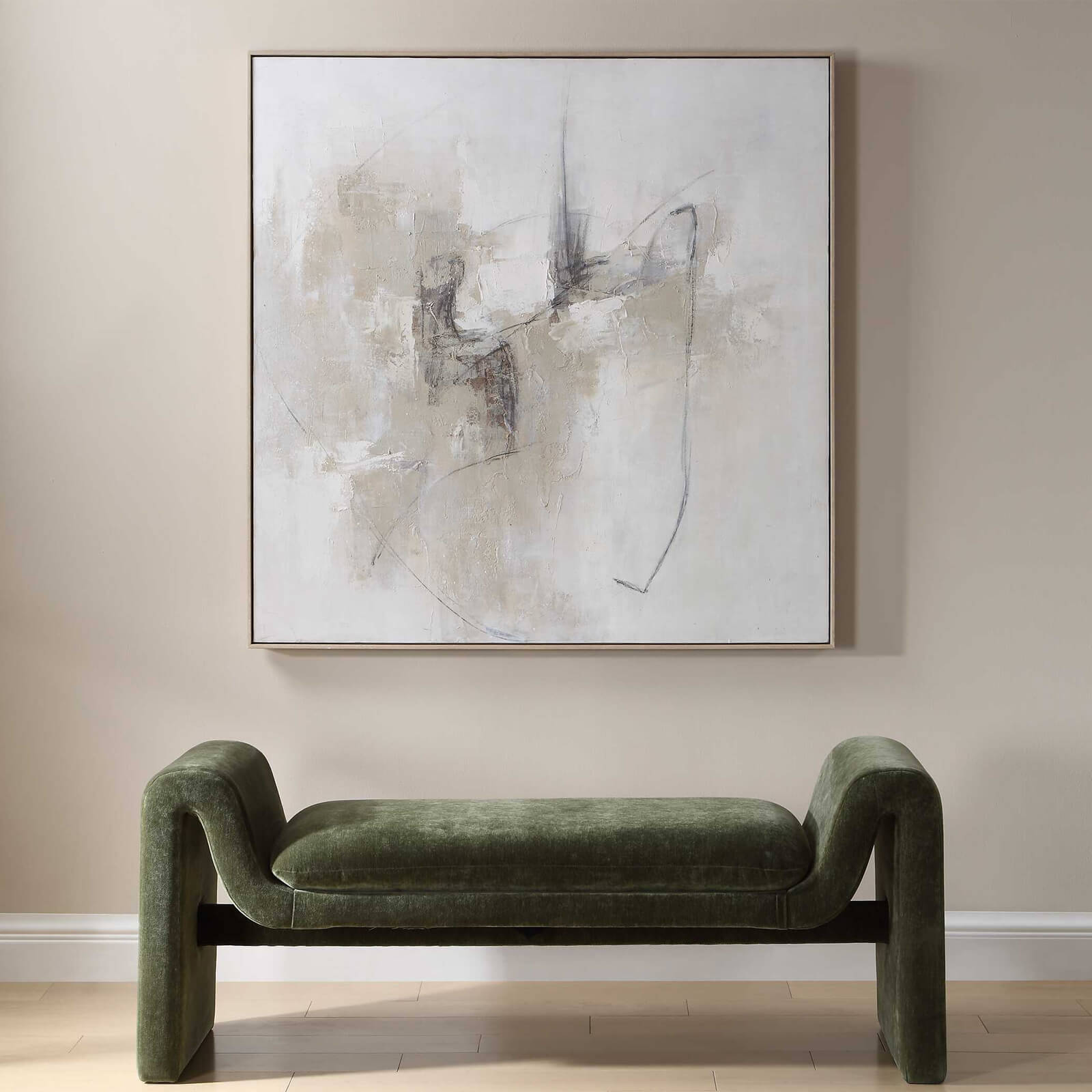 Still Crossing Abstract Painting by Uttermost