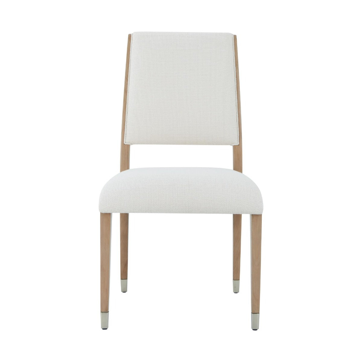 Origins Wooden Upholstered Dining Side Chair in Sesame Finish by Theodore Alexander