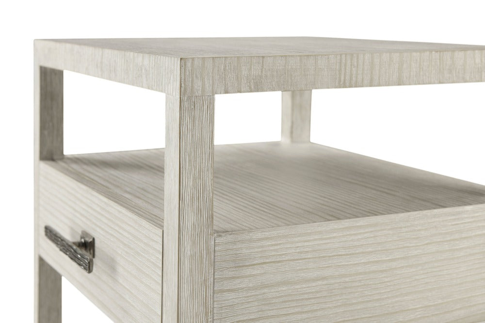 Breeze One Drawer Bedside Table by Theodore Alexander