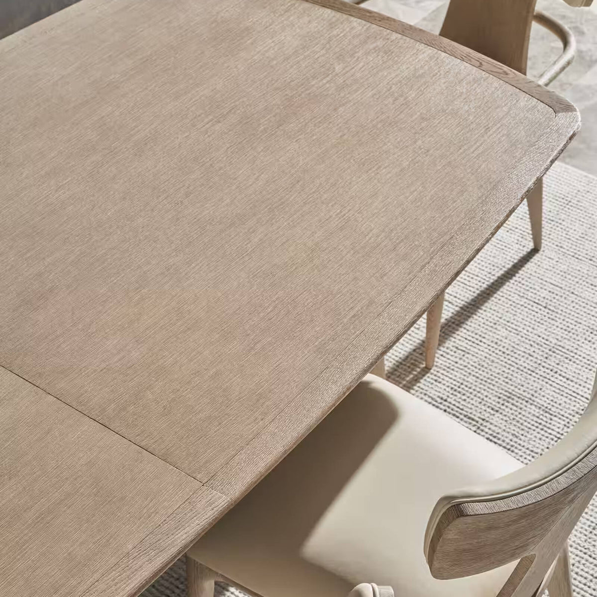 Repose Extending Dining Table in Grey Oak - 248-340cm by Theodore Alexander