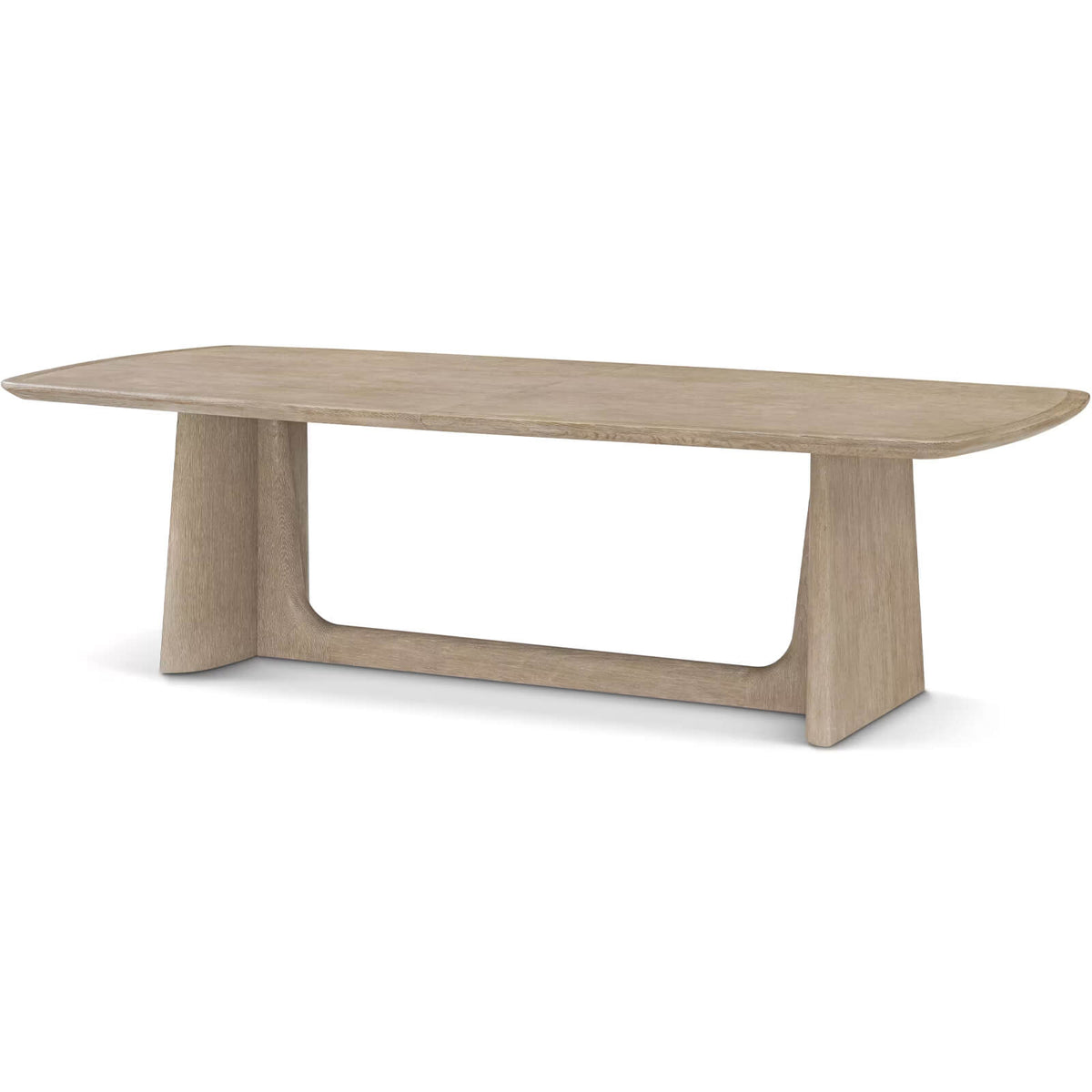Repose Extending Dining Table in Grey Oak - 248-340cm by Theodore Alexander