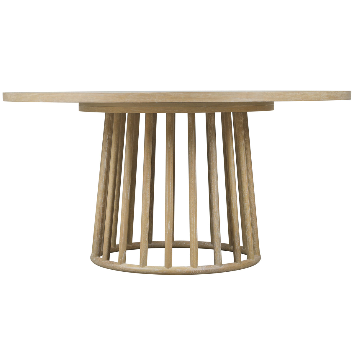 Montauk Round Dining Table in Light - 152cm by Theodore Alexander