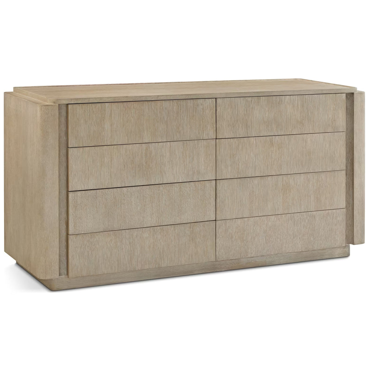 Repose 8 Drawer Chest of Drawers in Grey Oak by Theodore Alexander