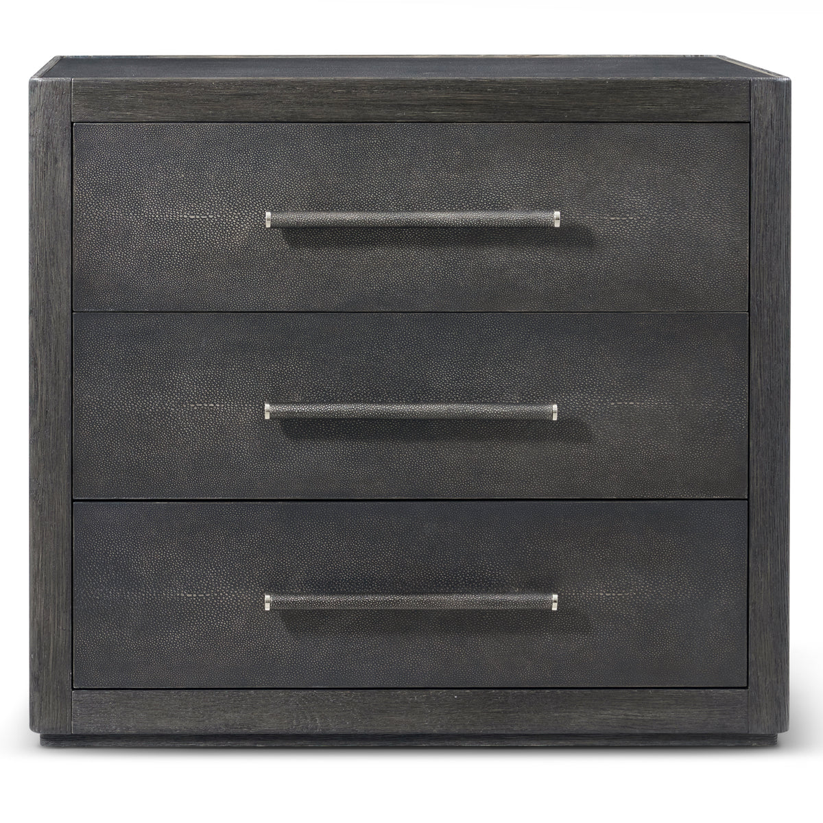 Maxwell 3-Drawer Bedside Table II Dark by Theodore Alexander