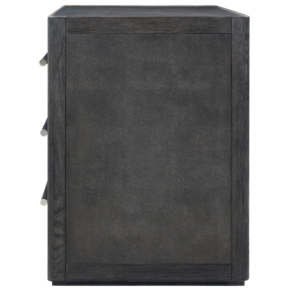 Maxwell 3-Drawer Bedside Table II Dark by Theodore Alexander