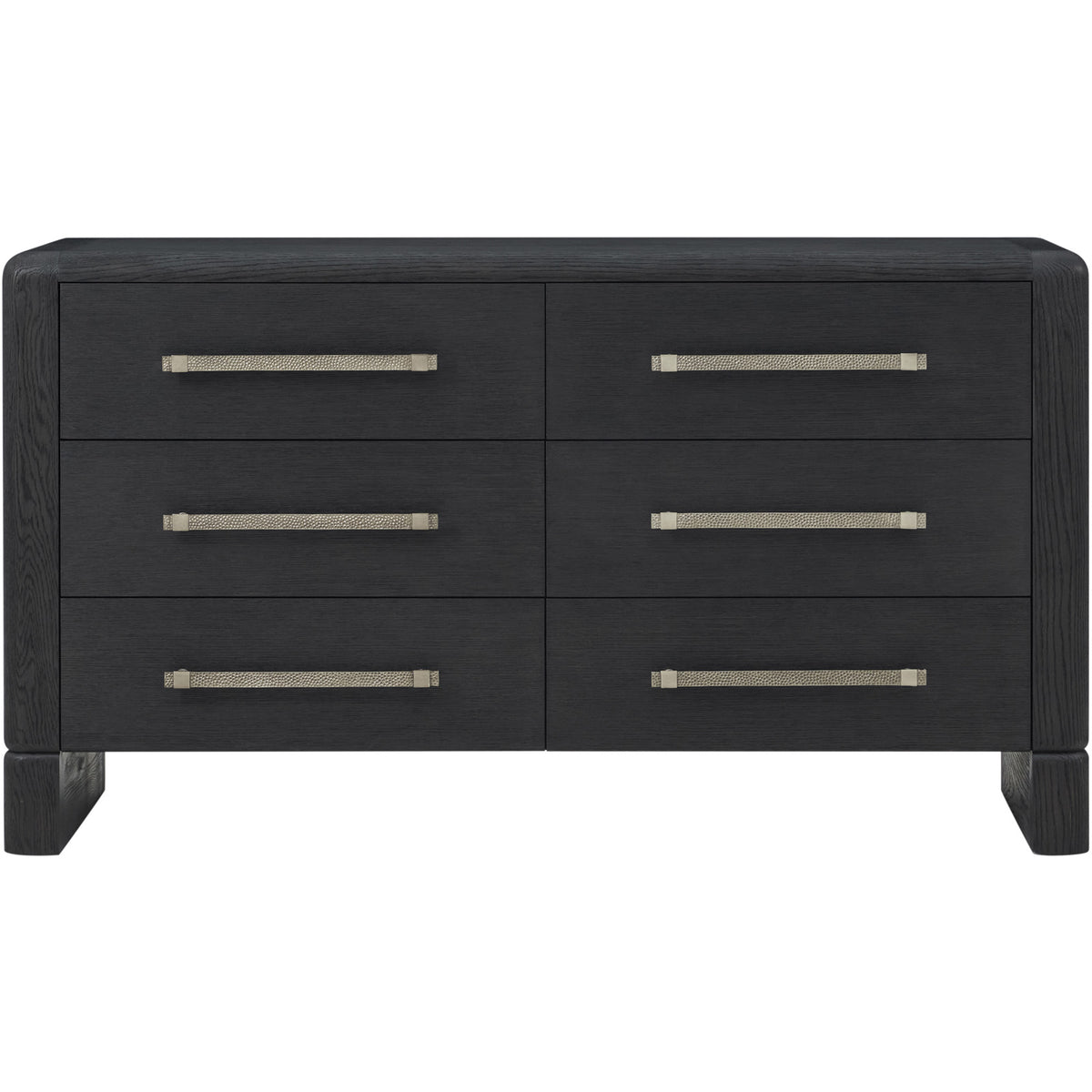 Luna 6-Drawer Dresser Dark by Theodore Alexander
