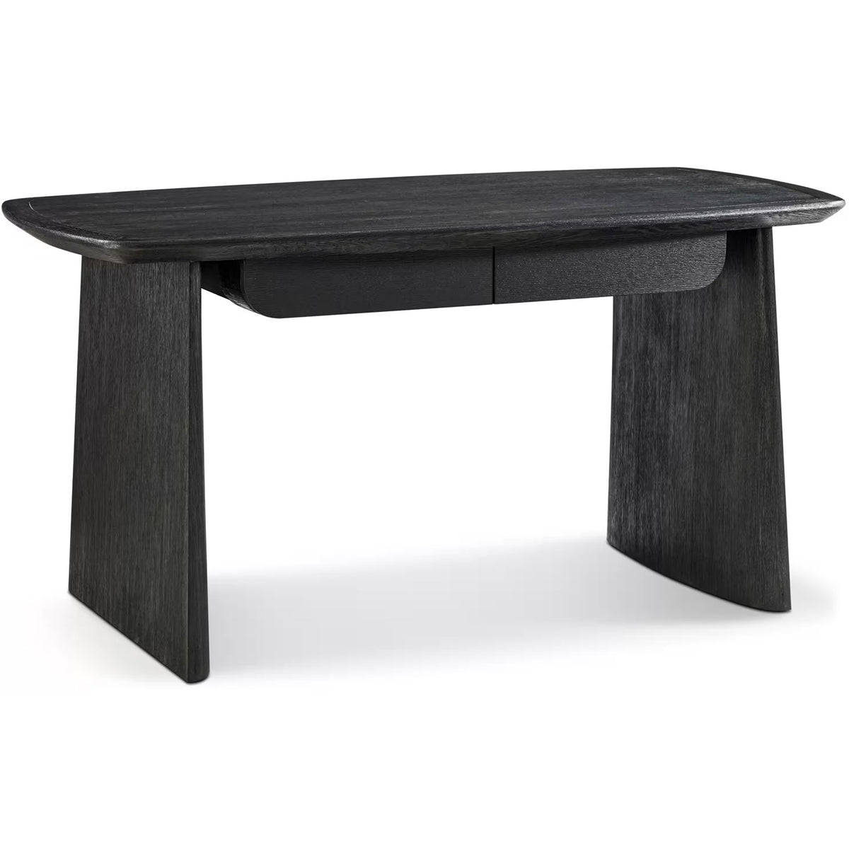 Repose Wooden Desk in Charcoal Oak by Theodore Alexander
