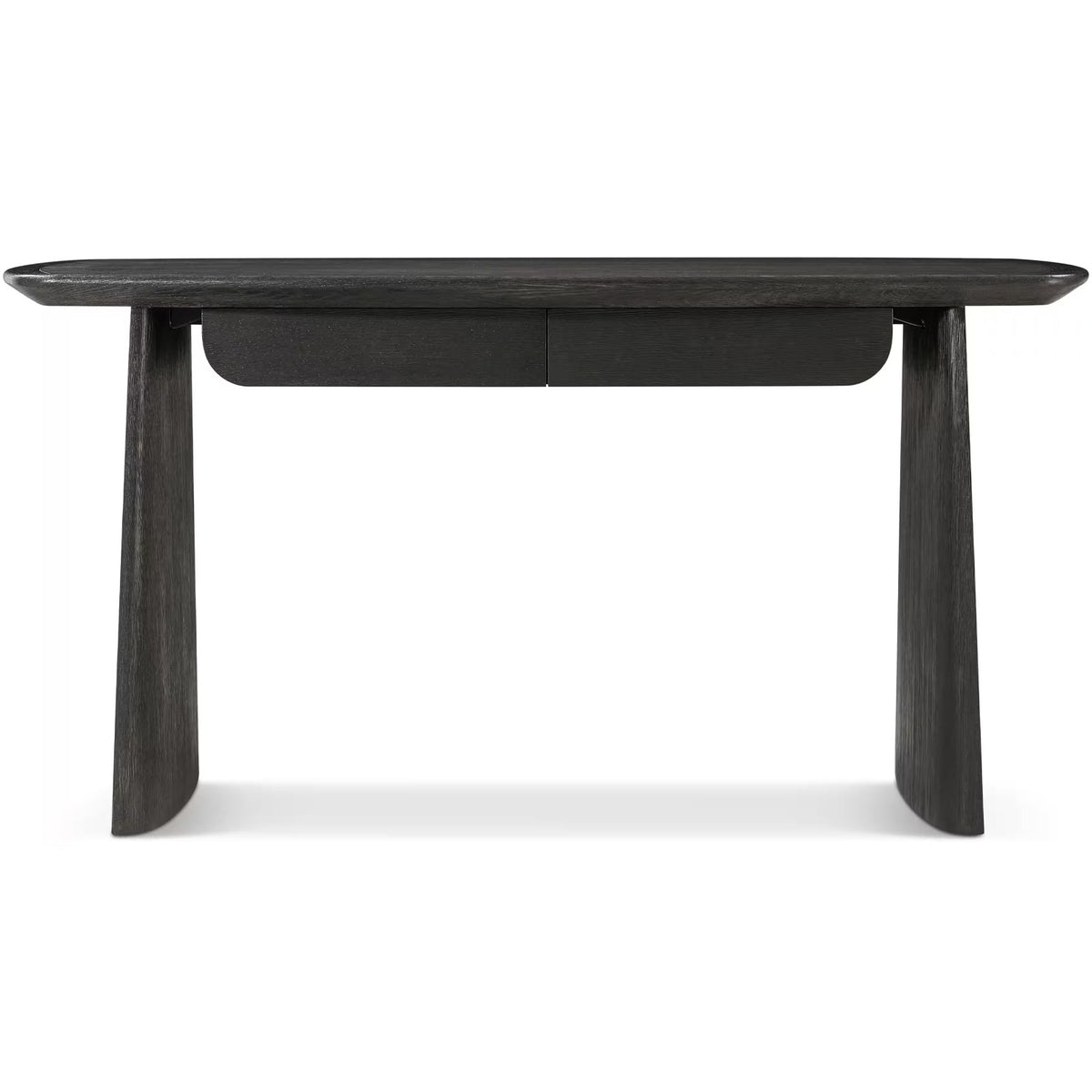 Repose Wooden Desk in Charcoal Oak by Theodore Alexander