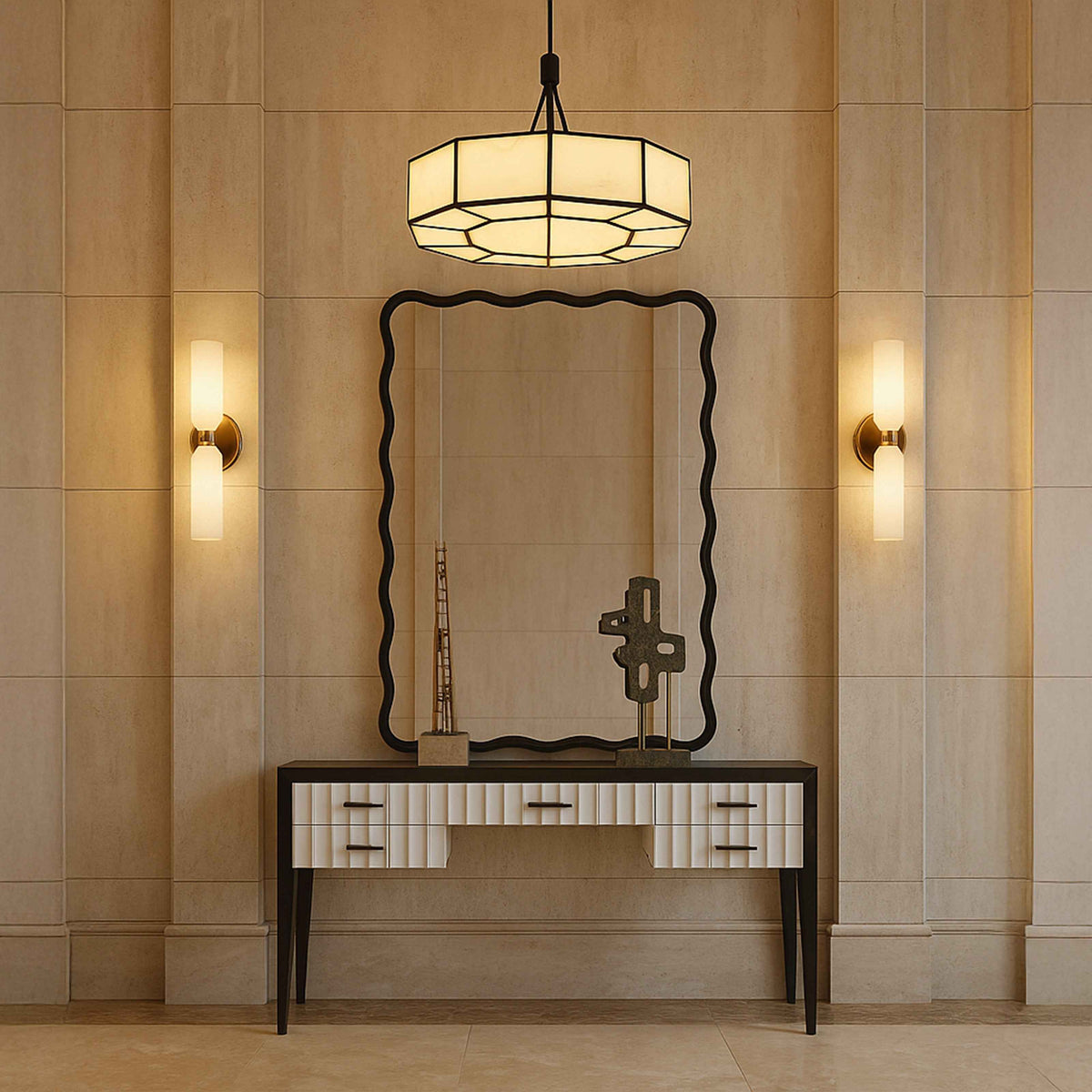 Talia Mirror - Black MDF Liang & Eimil
