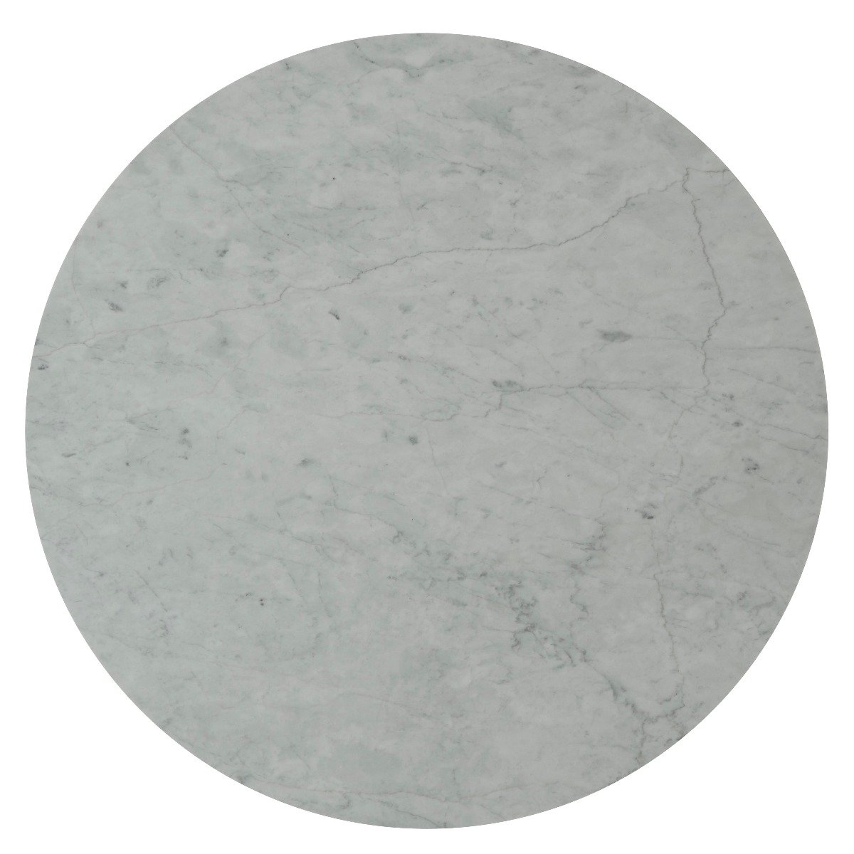 Adley Round Marble Dining Table in Gunmetal - 137cm by Theodore Alexander